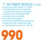 Blackweb 7" 3G Tablet Bundle S 7200