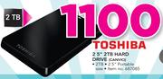 Toshiba 2.5" 2TB Hard Drive CANVIO