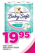 Baby Soft Mini White Tissue Paper-9's