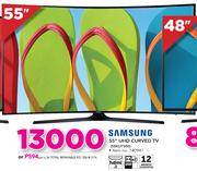 Samsung 55" UHD Curved LED TV 55KU7350