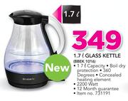 Brabantia 1.7Ltr Glass Kettle BBEK 1016