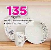 Herb 12 Piece Dinner Set-Per Set