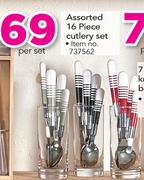 Assorted 16 Piece Cutlery Set-Per Set