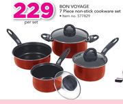 Bon Voyage 7 Piece Non Stick Cookware Set-Per set