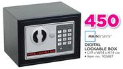 Mainstays Digital Lockable Box