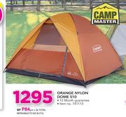 Camp Master Orange Nylon Dome 510