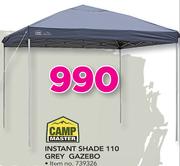 Camp Master Instant Shade 110 Grey Gazebo