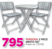 Pergoda 3 Piece Bristo Set
