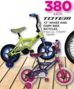 Totem 12" Whizz And Fairy BMX Bicycles-Each