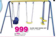 Bounceking Glide And Swing Set