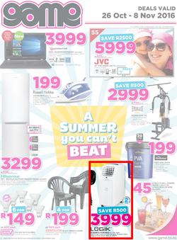 Game : A Summer You Can't Beat (26 Oct - 8 Nov 2016), page 1
