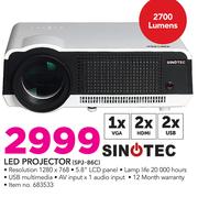 Sinotec LED Projector SPJ-86C
