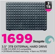 Seagate 3.5" 3TB External Hard Drive