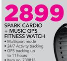 TomTom Spark Cardio + Music GPS Fitness Watch