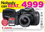 Canon DSLR Starter Bundle EOS1200D