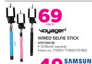  Voyager Wired Selfie Stick VOY-SS01B