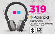 Polaroid Bluetooth On Ear Headphone-Per Pair
