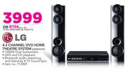 LG 4.2 Channel DVD Home Theatre System LHD375-FC