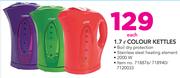 Logik 1.7Ltr Colour Kettles-Each