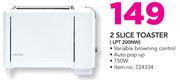 Logik 2 Slice Toaster LPT200NW