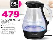 Brabantia 1.7Ltr Glass Kettle BBEK1016