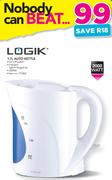 Logik 1.7Ltr Auto Kettle