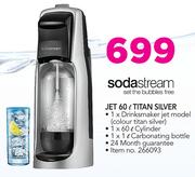SodaStream Jet 60Ltr Titan Silver