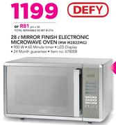 Defy 28Ltr Mirror Finish Electronic Microwave Oven MW M2822MG