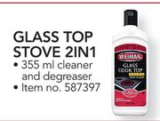 Weiman Glass Top Stove Cleaner 2In1