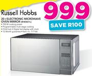 Russell Hobbs 20Ltr Electronic Microwave Oven Mirror RHEM21L