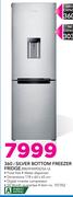Samsung 360Ltr Silver Bottom Freezer Fridge RB29HWR3DSA U