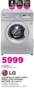 LG 8Kg Metallic Direct Drive Front Load Washing Machine MET F12B8TDP5
