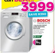 Bosch 6Kg Silver Front Load Washing Machine
