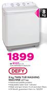 Defy 8Kg Twin Tub Washing Machine DTT166
