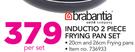 Brabantia Induction 2 Piece Frying Pan Set-Per Set
