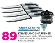 Shogun Knives And Sharpener