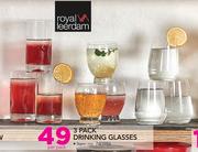 Royal Leerdam 3 Pack Drinking Glasses-Per Pack