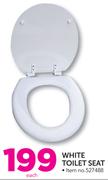 Always Home White Toilet Seat
