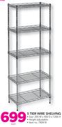 5 Tier Wire Shelving