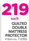 Sheraton Quilted Double Mattress Protector