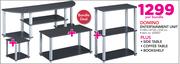 Domino Entertainment Unit + Side Table + Coffee Table + Bookshelf-Per Bundle