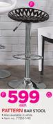Pattern Bar Stool-Each