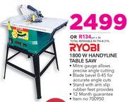 Ryobi 1800W Handyline Table Saw