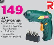 Ryobi 3.6V Screw Driver