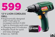 Ryobi 12V Li-Ion Cordless Drill