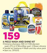 Shield 6 Piece Wash And Shine Kit