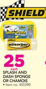 Shield Splash And Dash Sponge Or Chemois-Each