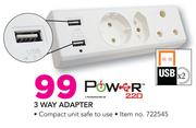 Power22 3 Way Adapter