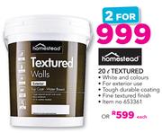 Homestead 20Ltr Textured-Each