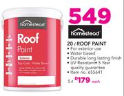 Homestead 5Ltr Roof Paint